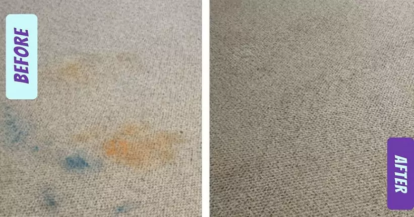 Before and After Carpet Cleaning